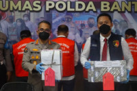 Polda Banten Tangkap 4 Tersangka  Korupsi Pengadaan Lahan SPA Sampah