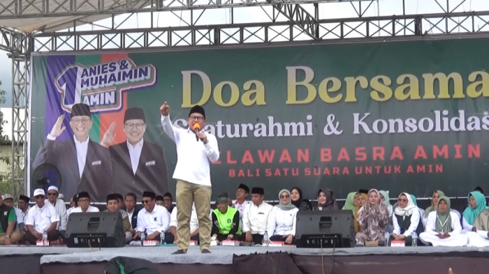 Kampanye Cawapres Nomor 1 di Bali, Cak Imin Optimis Raih Suara Signifikan