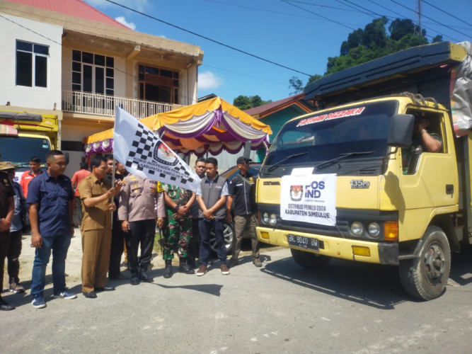 KIP Simeulue Mulai Distribusikan Logistik Pemilu