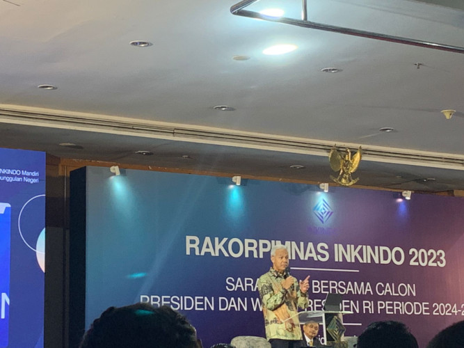 Hadir di Acara INKINDO 2023, Ganjar Ungkap Dampak Buruk Jika Indonesia Gagal Jadi Negara Maju