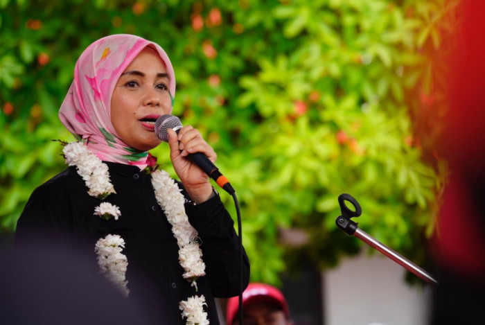 Siti Atikoh Sambangi TPD Ganjar Mahfud di Nganjuk, Gunakan Hak Pilih dan Hadapi Intimidasi 