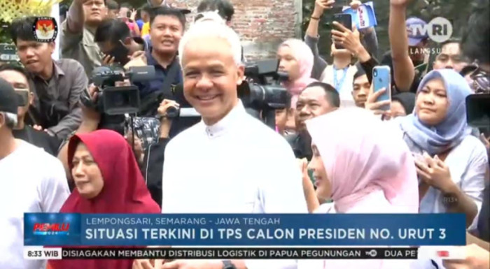 Capres Ganjar Telah Gunakan Hak Pilihnya