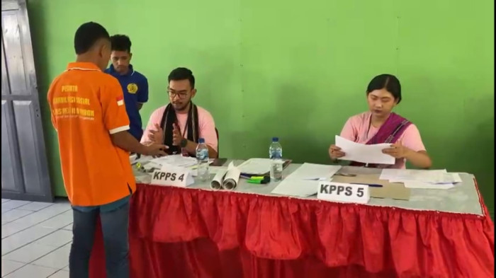 Warga Binaan Lapas Kelas II A Ambon Dan Lapas Perempuan Kelas III Ambon Ikut Mencoblos Pada Pemilu 2024