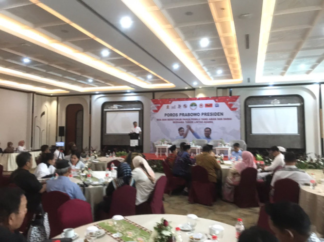 Pemilu 2024 Berlangsung Damai, Poros Prabowo Presiden Gelar Syukuran