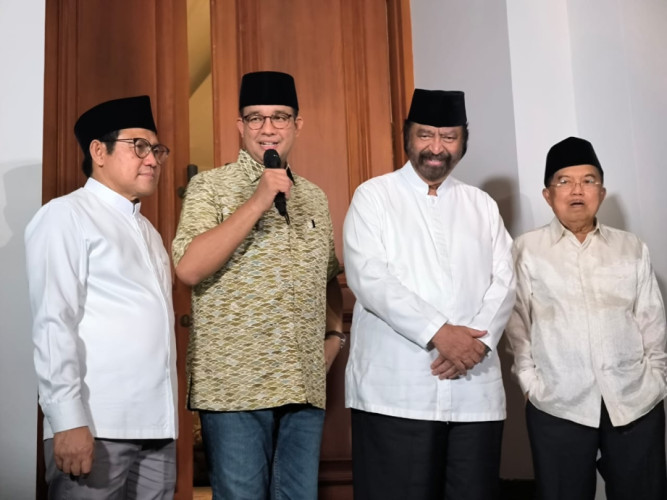 Anies dan Cak Imin Buka Puasa Bersama JK
