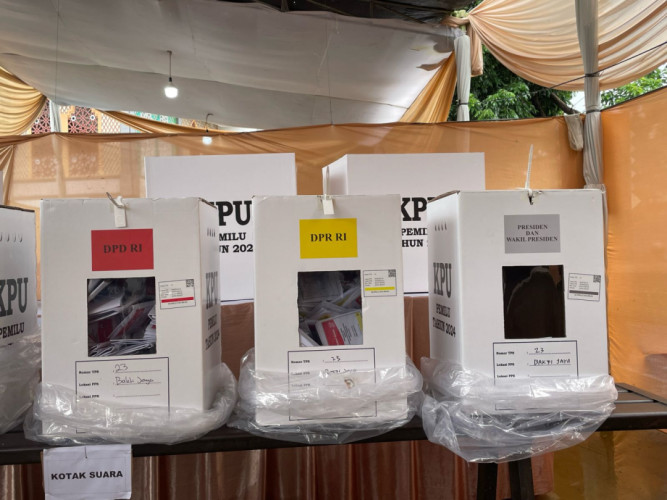 Polisi Pastikan Pelaksanaan Pemilihan Suara Susulan di 4 TPS Kota Tangerang Berjalan Lancar