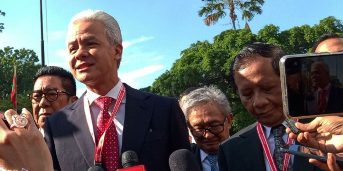 Jelang Sidang Putusan Sengketa Pilpres 2024, Ganjar-Mahfud Tiba di MK