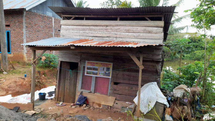 Bantu Tangani Kemiskinan, Polda Bengkulu Bangun Rumah Warga Kurang Mampu