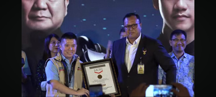 Konsolidasi Relawan PRIDE Catat Dua Rekor MURI