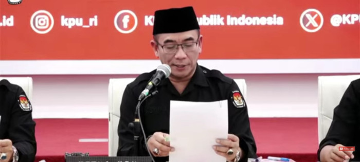 KPU Sampaikan Hasil Rekapitulasi Pemilu 2024, Prabowo-Gibran Raih Suara Terbanyak Setara 58,83 Persen