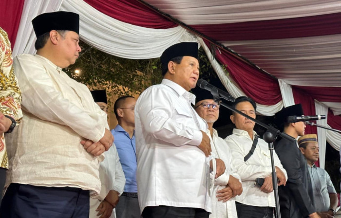 Menang Pilpres 2024, Prabowo Ucapkan Terima Kasih ke Presiden Jokowi
