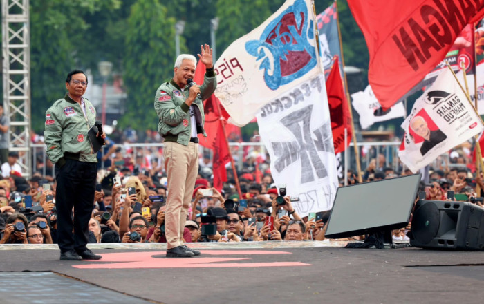 Kampanye Akbar di Semarang, Ganjar Minta Pendukungnya Bantu Korban Banjir Grobogan