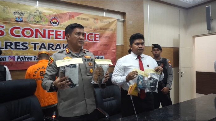 Polres Tarakan Amankan 2,7 kg Sabu dari Tawau Malaysia  