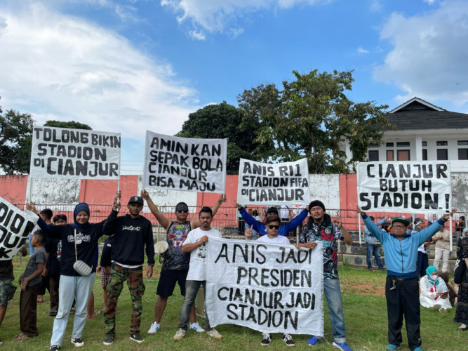 Bobotoh Minta Stadion Skala Internasional di Cianjur, Anies: Itu Memang Keinginan Saya