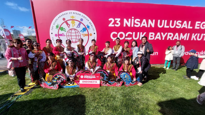 Indonesian Children Delegates join ICF 2023 in Turkiye