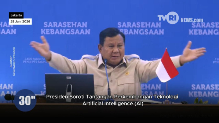 Presiden Prabowo Tekankan Pentingnya Kesiapan Indonesia Menghadapi Era AI