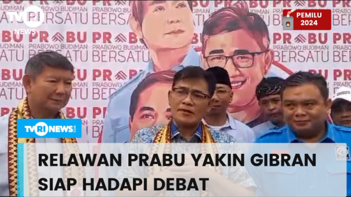 Relawan Prabu Yakin Gibran Siap Hadapi Debat