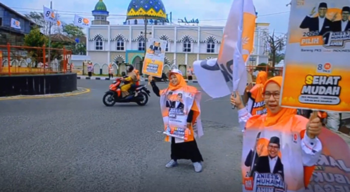 Perkenalkan Pasangan AMIN di Lampung, PKS Gelar Kampanye Terbuka Bertajuk ‘Flashmob’
