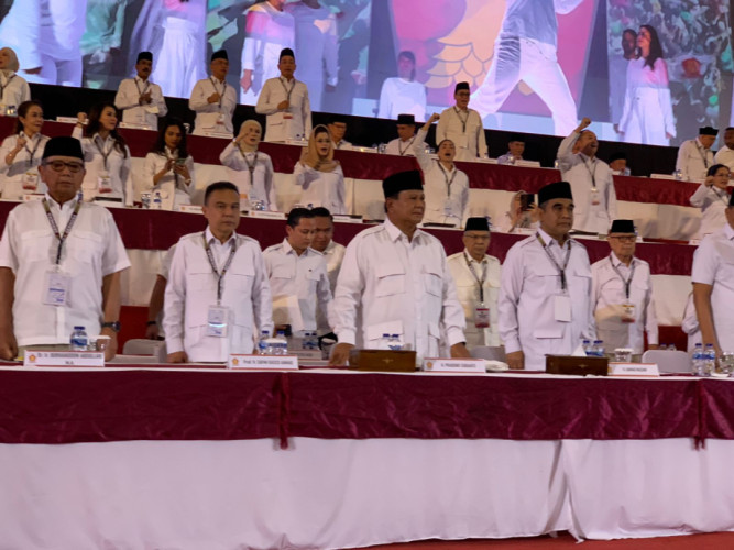 Rakornas Gerindra, Prabowo Minta Kader Turun Langsung ke Rakyat sampaikan Program untuk Pemilu 2024
