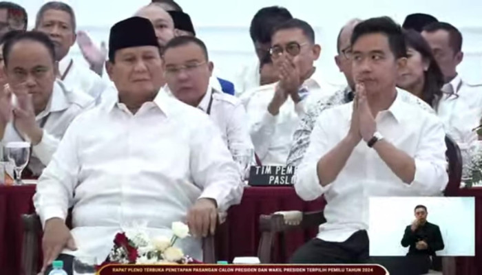 KPU Tetapkan Pasangan Prabowo-Gibran Presiden dan Wakil Presiden Terpilih