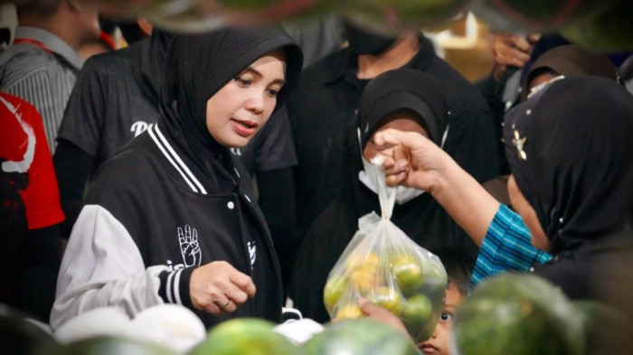 Kunjungi Pasar Besar Madiun, Atikoh Terima Keluhan Naiknya Harga Kebutuhan Pokok