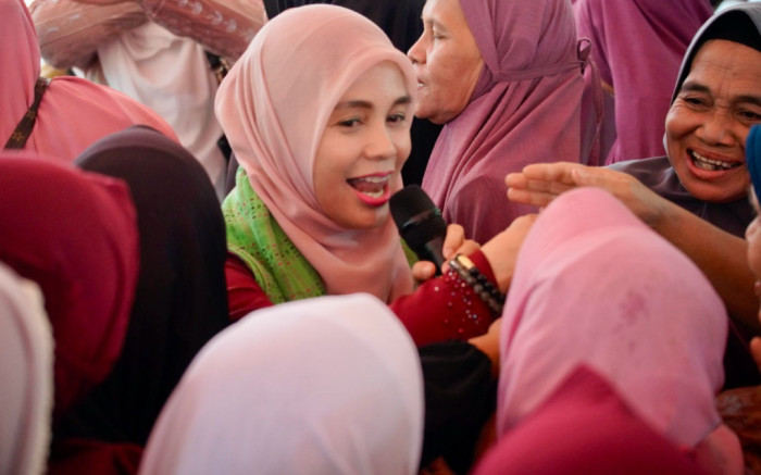 Hadiri Peringatan Isra Mikraj, Atikoh Doakan Ganjar Supaya Menjadi Presiden RI 