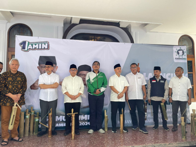 Relawan AMIN Resmikan Gerakan 1 Juta Kentungan, Ketua FormasNU: Ini Bukti Nyata Dukung Pasangan AMIN
