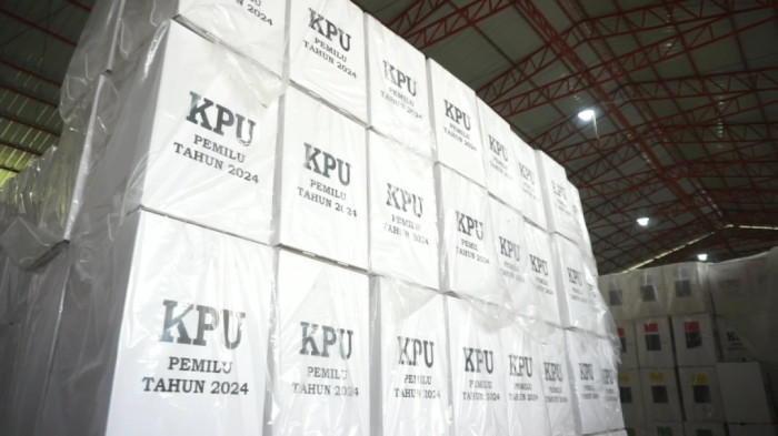 KPU Tanah Datar Mulai Distribusikan Logistik Pemilu, Disegel dan Siap Disimpan di Kantor Kecamatan