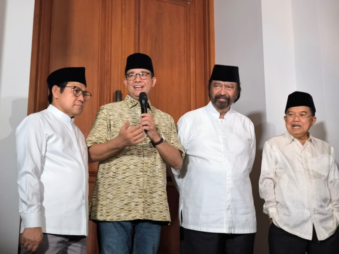 Soal Ajukan Gugatan di MK, Anies Tak Mau Beri Tanggapan Karena Belum Ada Pengumuman Resmi Hasil Pemilu 2024 Dari KPU