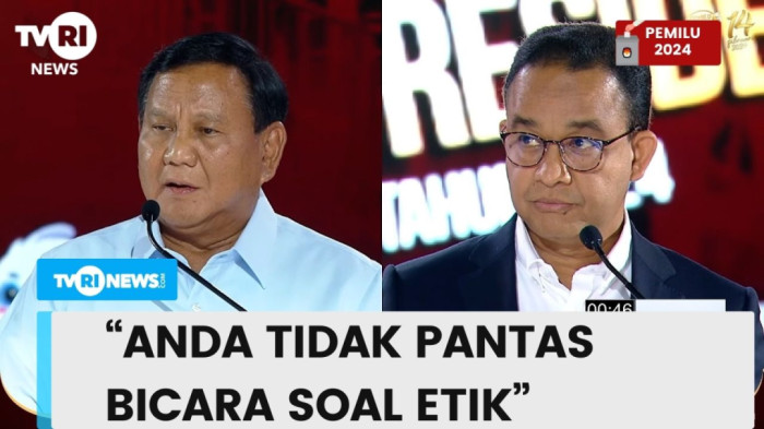 Prabowo ke Anies: Anda Tidak Pantas Bicara Soal Etik