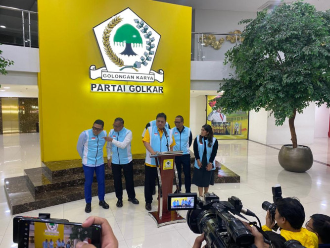 Konsolidasi Ketua DPD Golkar Se-Indonesia, Golkar Targetkan 80 Persen Pemilih Golkar Coblos Prabowo-Gibran