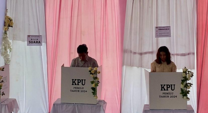 Usai Nyoblos Gibran Pulang ke Rumah Untuk Pantau Quick Count