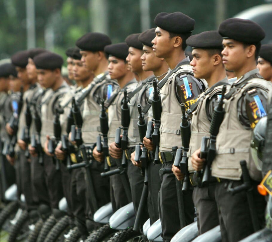 Ratusan Personil Kepolisian Amankan Sidang Putusan Gugatan Praperadilan Rizieq Besok