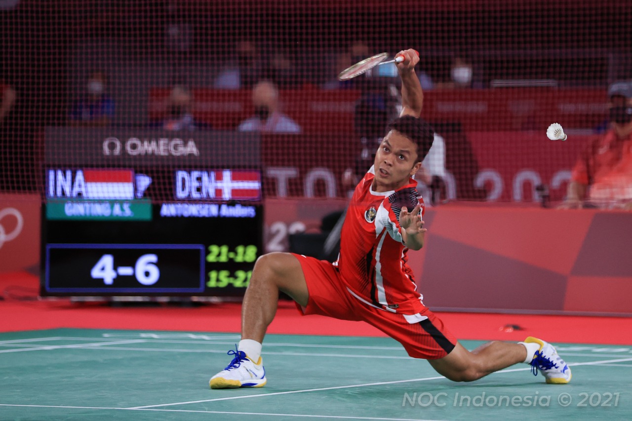 Anthony Sinisuka Ginting Jadi Tunggal Putra Indonesia Pertama yang Lolos Semifinal dalam 3 Olimpiade Terakhir