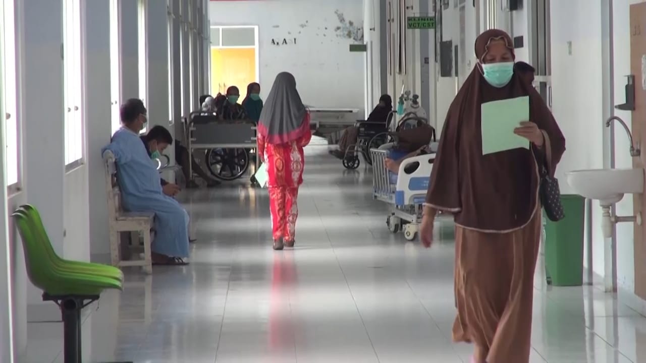 Ketersediaan Tempat Tidur di Rumah Sakit Rujukan di Gorontalo Hampir Penuh