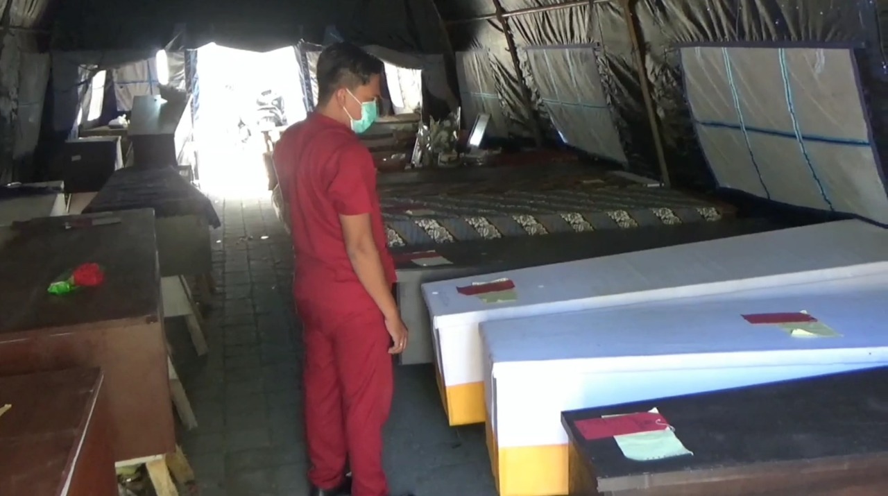 Kamar Jenazah  RSUD Wangaya Penuh