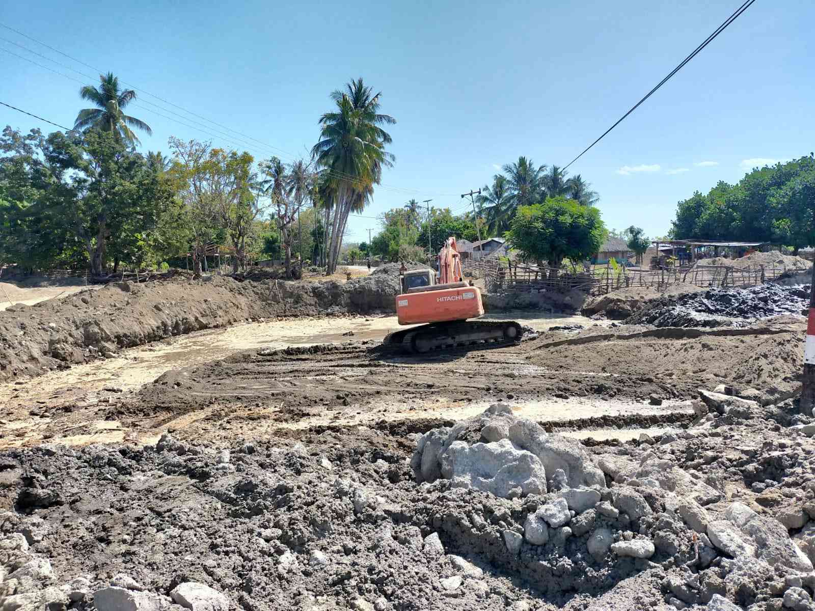 Jembatan Penghubung Jalan Lintas Timor Barat-Timor Leste Dibangun