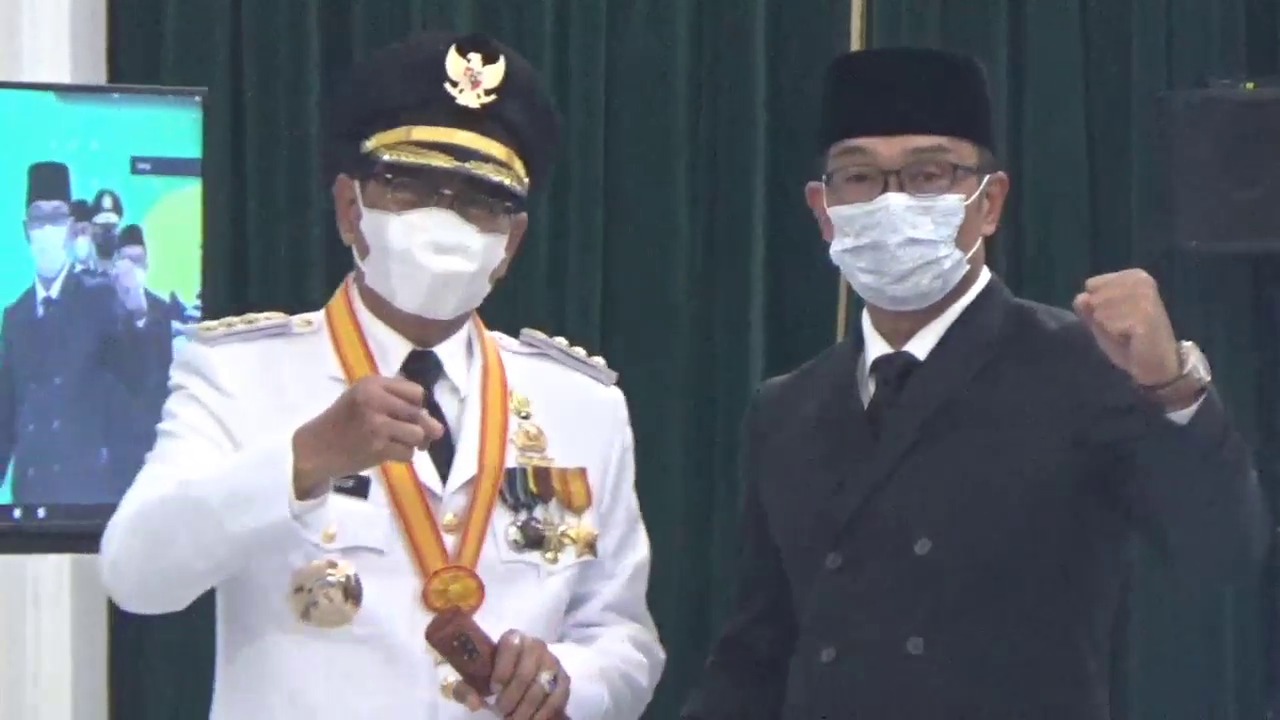 M. Yusuf Resmi Jabat Walikota Tasikmalaya