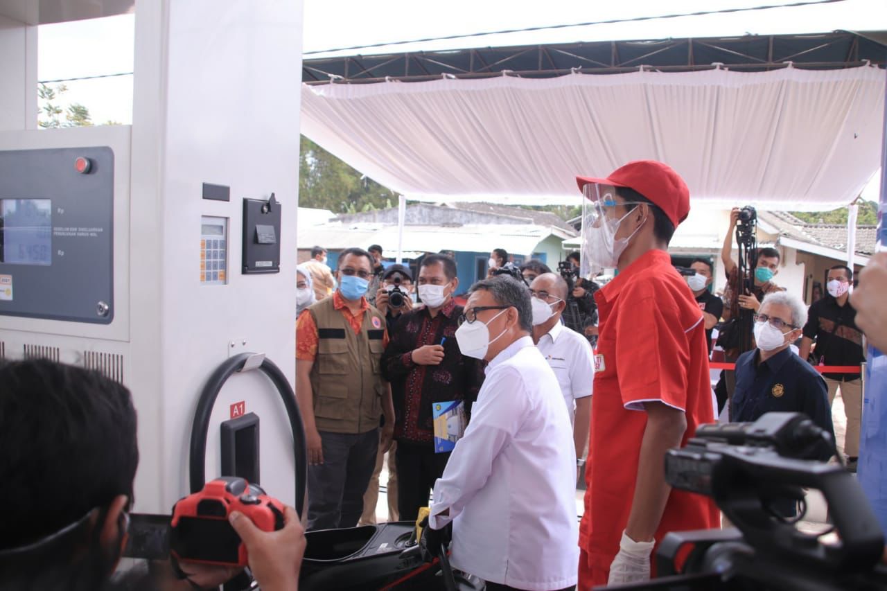Menteri ESDM Resmikan BBM Satu Harga di Pelosok Lombok