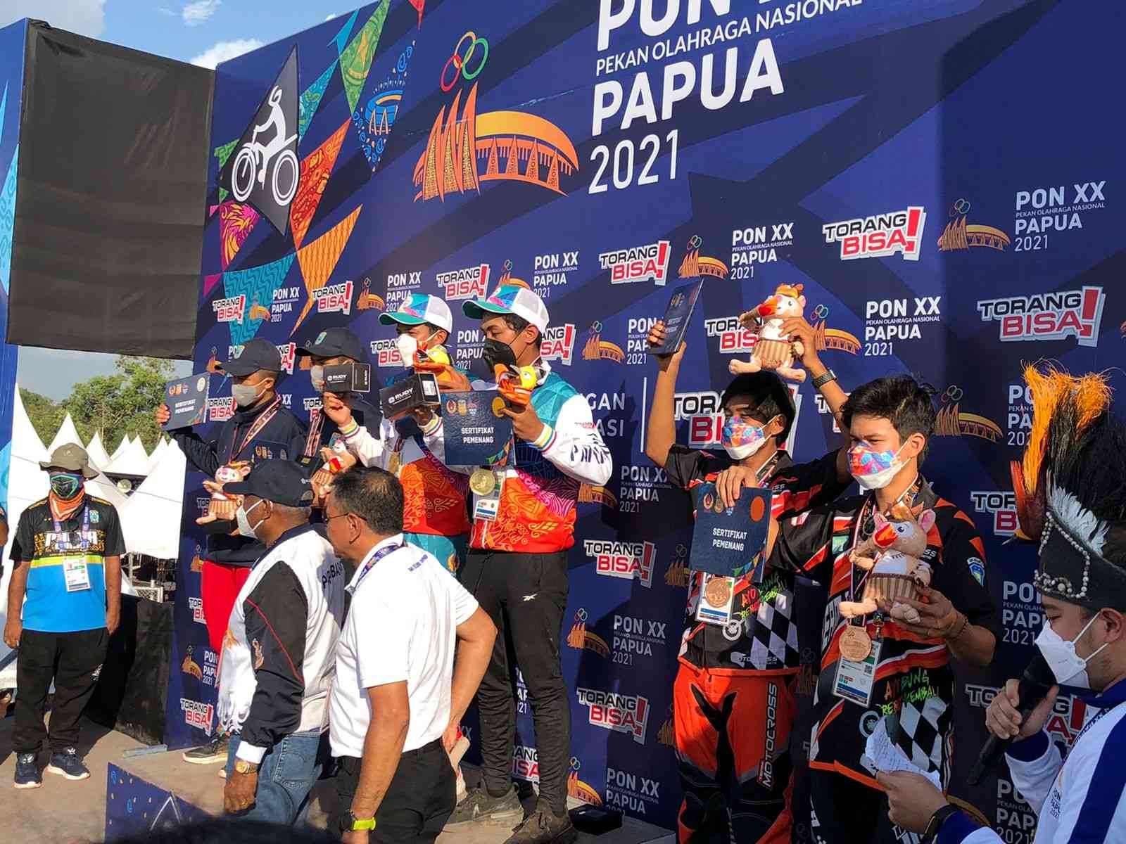 Hasil Motocross PON XX: Papua Dominasi Medali, 2 Emas, 1 Perak dan 1 Perunggu