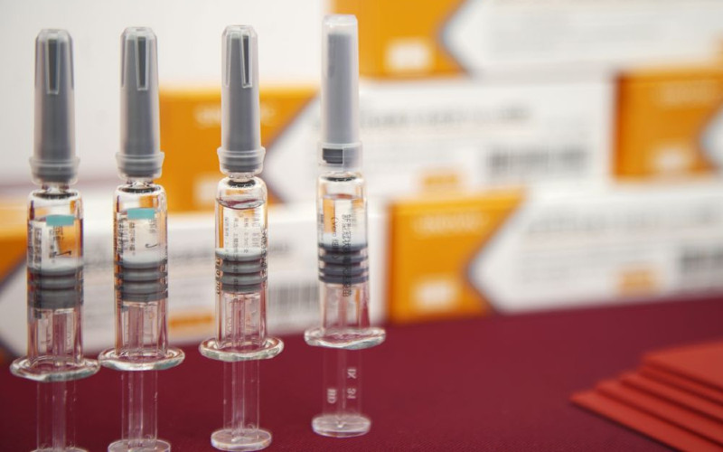 Masyarakat Antusias Ikuti Vaksinasi Covid-10 di Mapolres Pasaman Barat