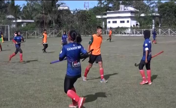 Tim Hoki Kalimantan Timur Melakukan Latihan Intensif di Tengah Pandemi Covid-19