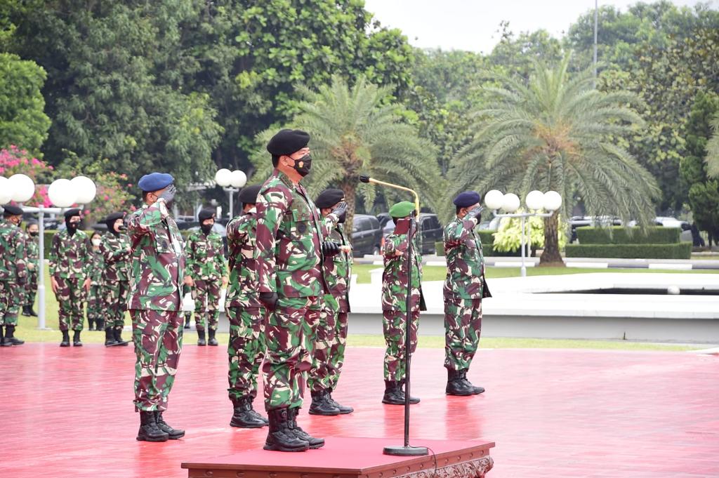 60 Perwira Tinggi TNI Naik Pangkat 