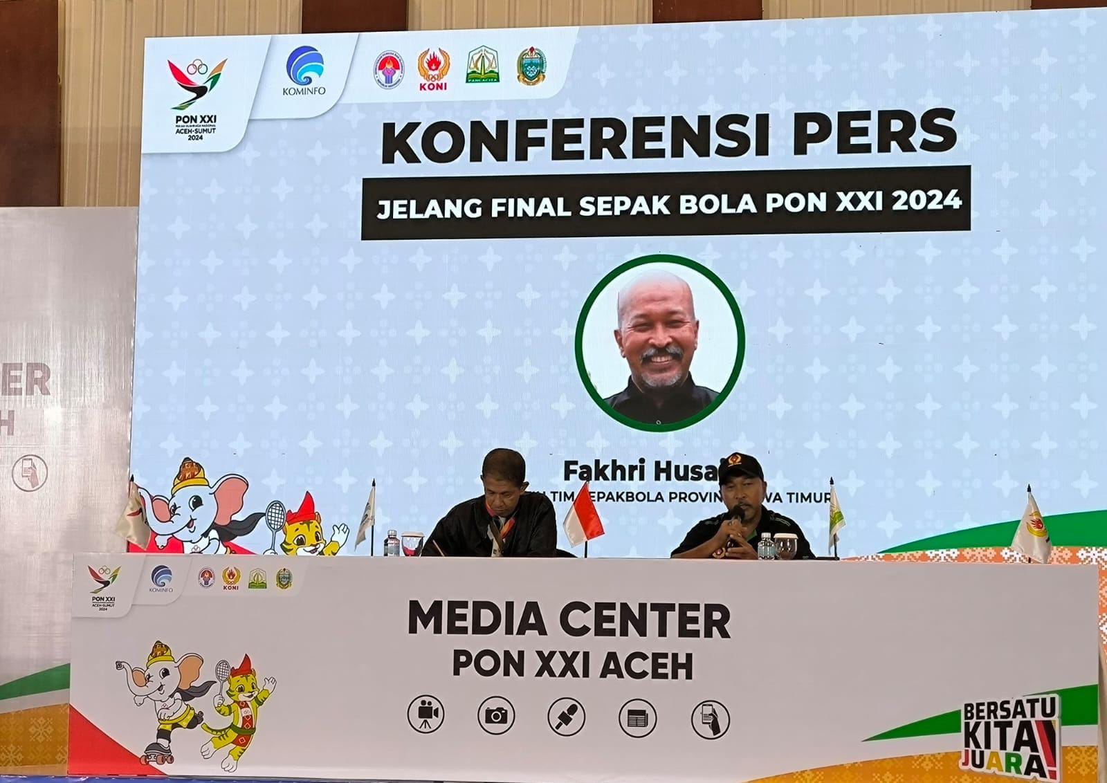 PON XXI Aceh-Sumut 2024: Fakhri Husaini Bangga Tim Sepak Bola Jawa Timur Taklukkan Aceh di Hadapan 40 Ribu Penonton