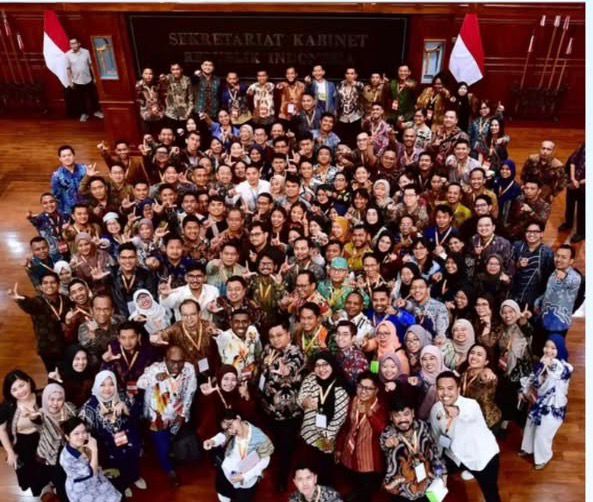 Foto: Presiden Prabowo menerima 200 Alumni LPDP pada Sabtu, 7 Februari 2026