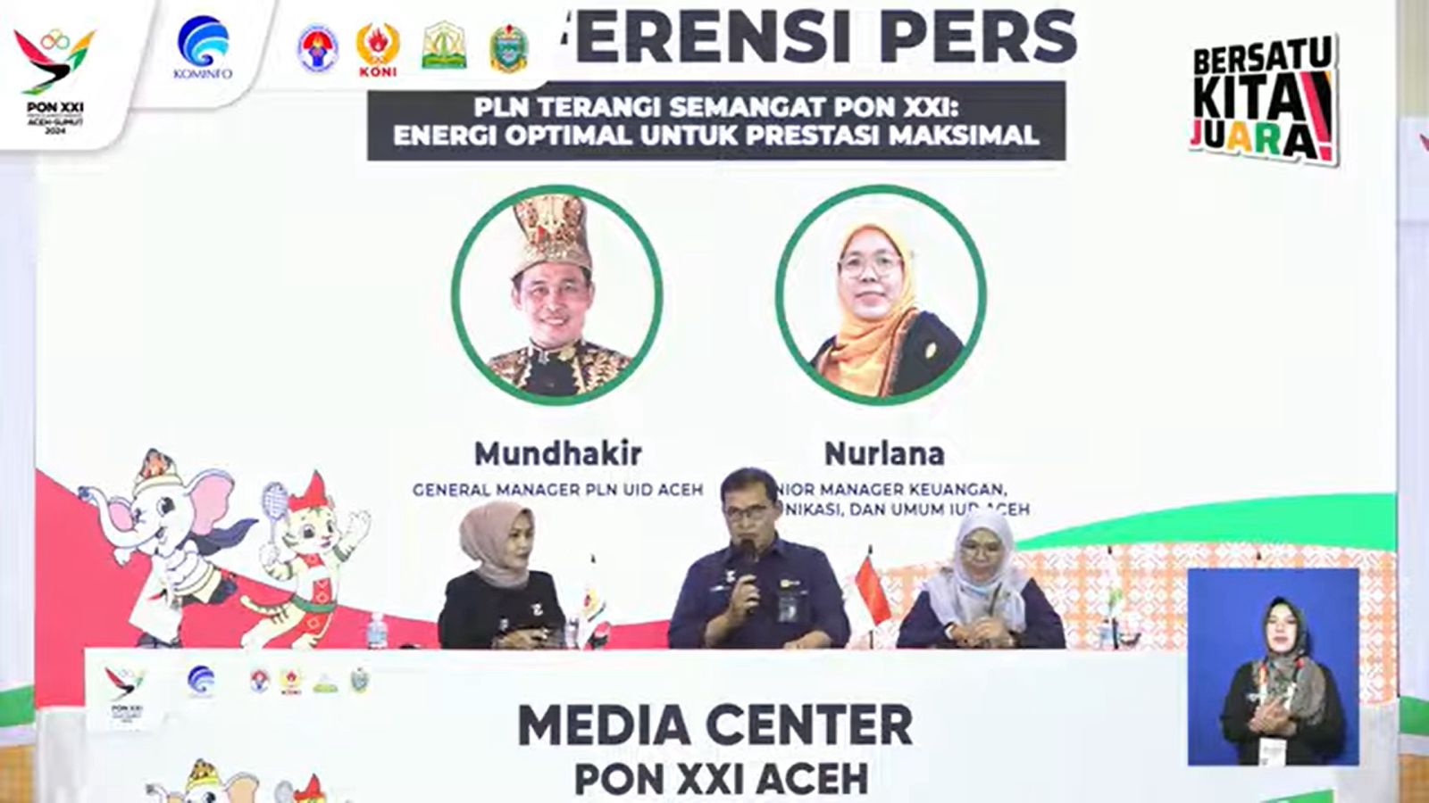 PLN Hadirkan Energi Bersih dan Inovasi Terangi PON Aceh-Sumut
