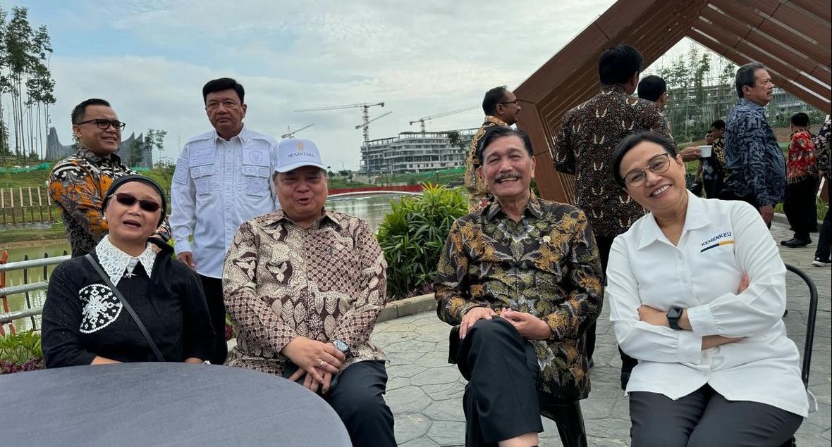 Menkeu Sri Mulyani Apresiasi Kecepatan Pembangunan di IKN