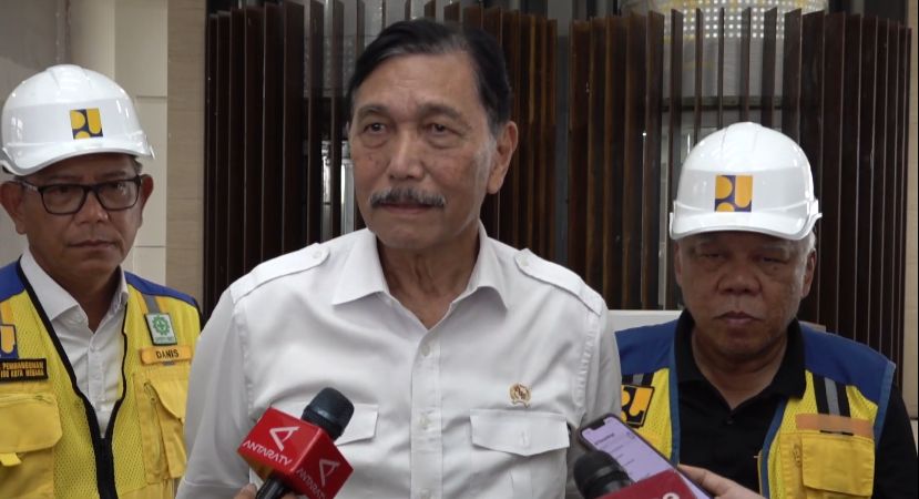 Menko Luhut Pastikan Persiapan Upacara HUT ke-79 RI di IKN Lancar