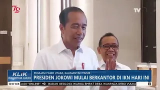 Presiden Jokowi Mulai Berkantor Di IKN
