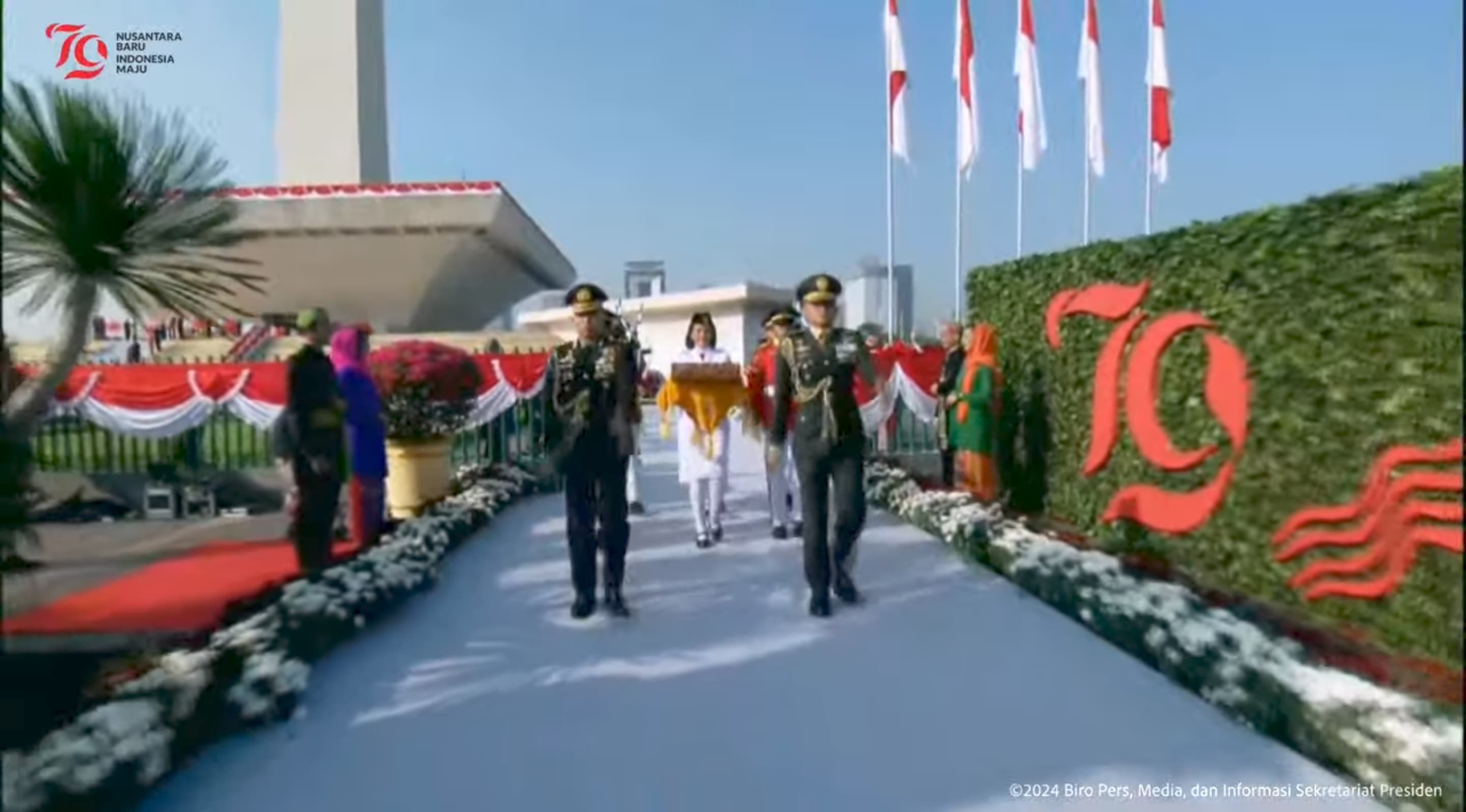 Bendera Pusaka-Teks Proklamasi Terbang ke IKN Hari Ini